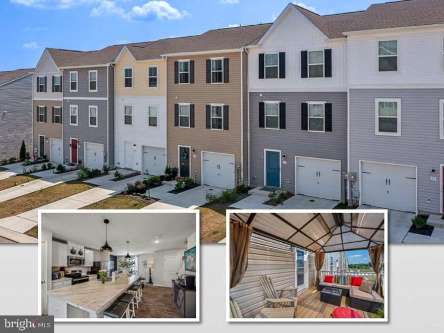Discover the difference, because not all homes are created equal! This stunning, 2-year-old townhome has been enhanced by the seller with a rear deck, attached gazebo, and privacy fence. An unbeatable value for the new owner! Why go through the hassle of building new when you can simply move in and enjoy these features immediately! 
Located close to Route 9 and just minutes from I-81, it's an ideal spot for commuters. With 3 bedrooms, 2 full baths, and 1 half bath, this home has everything you need. As you begin your tour through the front door, you'll be greeted by some of the best features of this townhouse,  the fully finished walk-out basement. This versatile space can be used as a family room, game room, or even a home gym. It leads directly to the fenced backyard, which is perfect for outdoor activities. The deck above with an attached gazebo is a great spot for barbecues and outdoor dining. Imagine enjoying your morning coffee while overlooking your beautiful backyard!
The second level hosts a bright and airy living room, with plenty of natural light streaming in through large windows. This is the perfect spot to relax or entertain guests. The modern kitchen is equipped with stainless steel appliances and a large island that makes cooking and dining a delight. And, there’s plenty of cabinet space for all your kitchen gadgets and a convenient power room.
Upstairs, you’ll find three spacious bedrooms. The primary suite is a true retreat with a walk-in closet and a private bathroom. The other two bedrooms can serve as sleeping areas, offices, or hobby spaces. There’s also an additional full bathroom in the hallway, so everyone has plenty of space to get ready in the mornings.
Owning this interior unit has its perks. First, it’s more energy-efficient, offers energy star equipment, and being nestled between two other homes means your energy costs could be lower. Interior units often have less outside noise, providing a quieter living environment.
Now, let’s talk about why buying this home is better than building a brand-new one.
First, this townhouse is move-in ready. You don’t have to wait months for construction to finish or deal with the hassle of choosing every little detail. Everything is already done for you, from the landscaping to the window blinds & hardware. You can move in right away and start enjoying your new home.
Second, this home comes with lots of extras that you won’t get with a new build. The deck and fenced backyard are already in place, saving you time and money. The updated light fixtures and window treatments plus the included washer and dryer area expenses you won’t need to incur. Plus, the walk-out finished main level is a fantastic bonus space that’s ready for whatever you need.
Third, this home is in an established and growing community. There are also amenities like sidewalks for easy walking, schools, and shopping centers nearby. The proximity to Route 9 and I-81 makes commuting a breeze. Whether you work in nearby Martinsburg or need to travel to Maryland, you’ll find it easy to get where you need to go.
If you’re looking for a move-in ready home in a great location, this is it. Don’t miss your chance to own this beautiful townhouse. Contact us today to schedule a viewing and make this dream home yours!