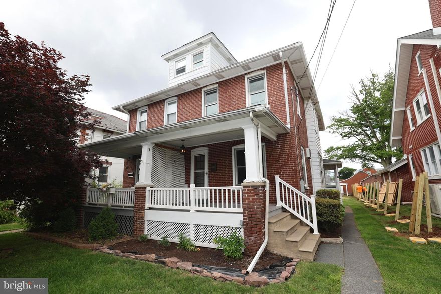 Character meets convenience in this spacious Quakertown twin! Located within walking distance to public parks, library and dining but also moments from all major routes, this is a commuter's dream! As you enter the living room, you're immediately greeted with gleaming hardwood floors and bright, open space. The kitchen is a useful floor plan with plenty of cabinet and counter space with  new oven and newer Refrigerator  . Rear mud room provides additional storage and  Washer and Dryer . 2nd floor features two generously sized bedrooms and full bath, plus another room ideal for an office or nursery. 3rd floor is finished for another bedroom or extra living space. Rear yard is large and flat, perfect for outdoor entertaining. Detached garage with new garage door with covered carport provides 2 off-street parking spaces.