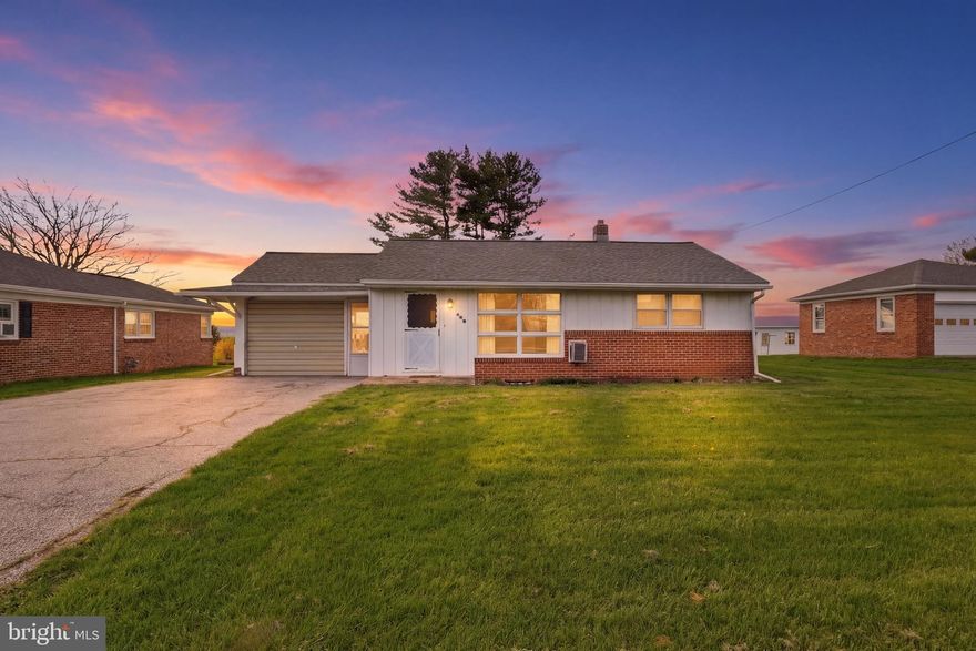 Welcome to 456 York St, Manchester Pa! This home has it all. Located close to I-83 and Route 30 for commuting, minutes from the grocery store and anything else you could need, and still offers a beautiful setting as it backs up to a field which offers privacy! The Rancher has 3 bedrooms, 2 bathrooms (one was just recently updated!), an updated eat in kitchen with stainless steel appliances, and a living room with TONS of natural light. Beautiful hardwood floors throughout. This home also has a newer furnace and A/C (replaced in Jan. 2025) offering you peace of mind! Need more space? There is a full basement that could be finished! Prices competitively- this house has TONS of potential and it will not last long! Schedule your showing today before you miss out.