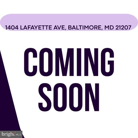 Photo of 1404 Lafayette Avenue, BALTIMORE, MD 21207 (MLS # MDBC2158030)