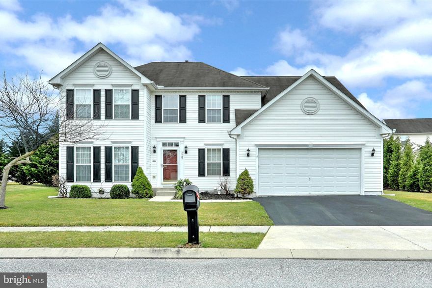 Four bedroom and four bathroom Colonial style home in Dallastown Schools.  Minutes to everything...schools, shopping, and I-83... great area for commuters! Walk inside to 17' ceilings in the foyer that opens to a formal dining room and formal living room with luxury vinyl plank style floors and 9' ceilings. You will notice the natural light pouring into the entire home including the finished basement from large windows throughout. The kitchen is all about open space.  9'ceilings with recessed lighting, kitchen island, ceramic tile floors flowing into a bright and airy sun-room with cathedral ceilings. Sliding door leads to a stamped concrete patio.  Also off the kitchen is a family room with gas fireplace and ceiling fan. Master bedroom suite  features tray ceilings, large soaking tub, walk-in shower, and two walk-in closets. Finished basement great for entertainment, with half-bathroom, and plenty of storage.