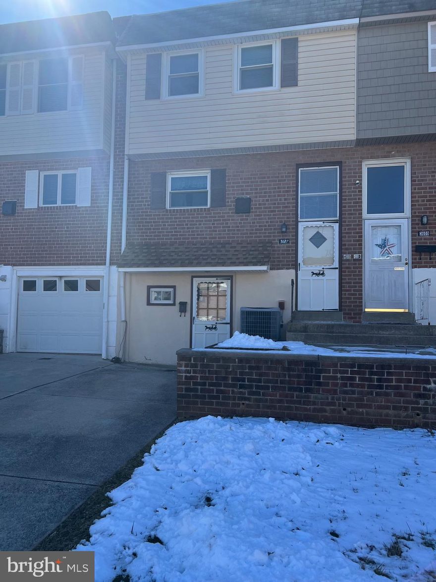 Welcome home to Morrell Park!  Park your car in the driveway and enter your home with newly replaced carpet throughout the first floor and up the stairs.  The kitchen is ready for you to put your personal touches on it and make it your own!  Upstairs are three bedrooms with ample closet space and a full bathroom.  Make your way to the fully finished basement that leads to the backyard with a covered concrete patio.  Make your appointment today!