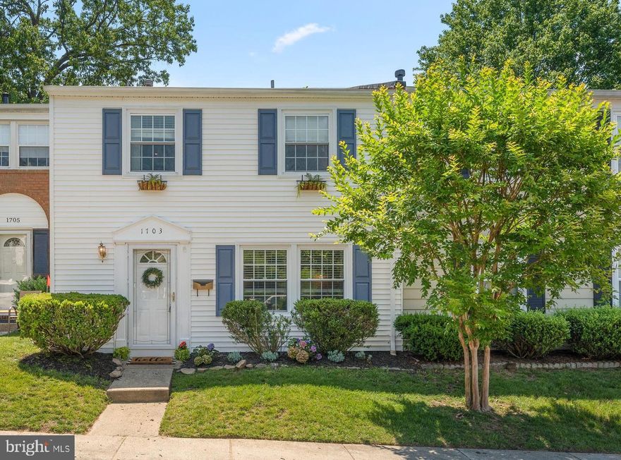 Charming Crofton townhouse with 3 beds, 1 full and 1  half bathroom.  Updated kitchen with designer counter tops, hardware & new stainless appliances opens to large dining area with room for entertaining!  Spacious family room and foyer are open and inviting.  Newly renovated full bathroom upstairs with large vanity, tiled floors and shower/tub combo.  3 generously sized bedrooms complete the 2nd floor.  Ample closet and storage space throughout. Laundry on the main level.  Private, fenced rear yard.  Close to shops, dining and entertainment. Convenient to commuter routes.  Check out the 3D tour https://my.matterport.com/show/?m=hv62Z4fZ2iV&brand=0