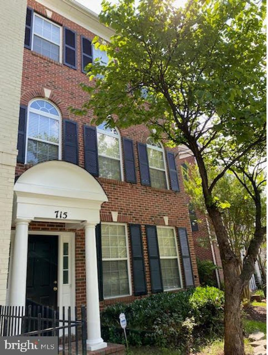 LOCATION LOCATION LOCATION in most sought after rental location, King Farm development. LIGHT FILL end unit brick townhouse. Good school district, free shuttle bus to subway station, close to shopping and restaurants. Three level townhouse  with 3 bedroom 2 full bath and 2 half bath. Upgraded kitchen with granite counter-tops, center island, stainless steel appliance, breakfast area and pantry,  NEW CARPET  and hardwood floor on main level, 2 car garage and a beautiful deck in the back for all time out door enjoyment. It has community w/ pool , tennis court and party room. FREE SHUTTLE TO METRO!!!!!