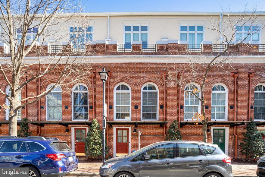 Rare Beautiful 3 level Town home located in the historic Portner Brewery of Old Town. Short commute to the Pentagon, Washington DC & Fort Belvoir. Hardwood Floors thru out main level with granite countertops and 12'+ ceilings. Beautiful Georgetown style patio off the dining room plus a large terrace. Directly across from Trader Joe's grocery. Walking distance to Braddock metro! 1 Assigned Garage Parking Space included. Available October 28th!