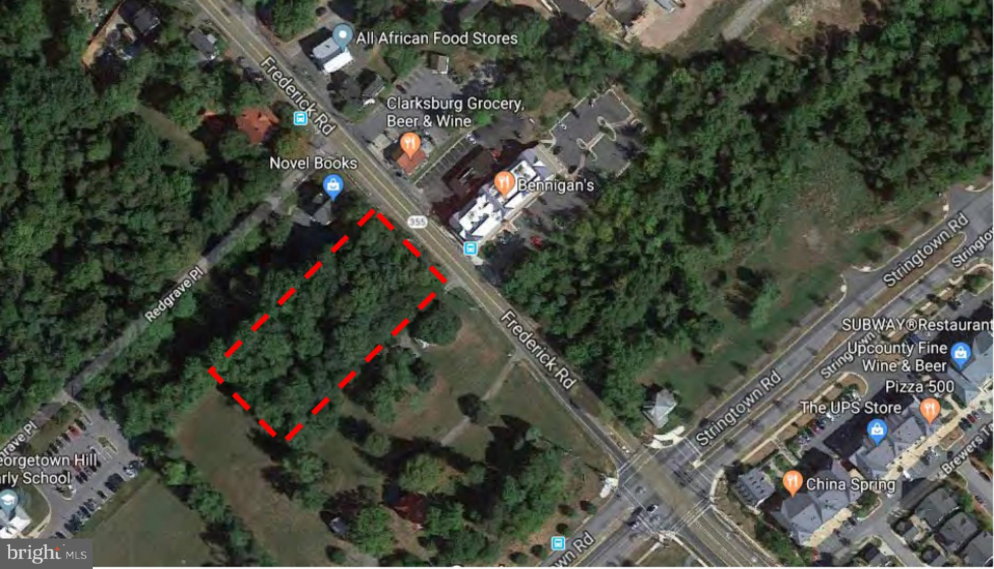 1 acre with 136 Feet of frontage along Rt. 355 • Prime development lot • Zoned CRT - Commercial Residential Town • 0.5 maximum FAR. Newly installed water and sewer access at street