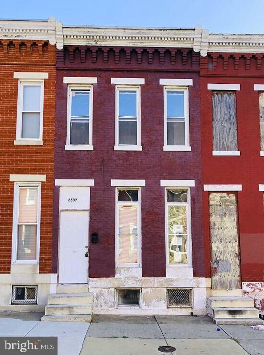 Wonderful opportunity to own this all brick rowhome in Penn North neighborhood.  Enjoy spacious room sizes, wall to wall carpet, and large eat in kitchen.  Use the basement for added storage or finish off for additional space.  Easy access to schools, shopping, public transportation and commuter routes.  Just minutes from Downtown Baltimore!