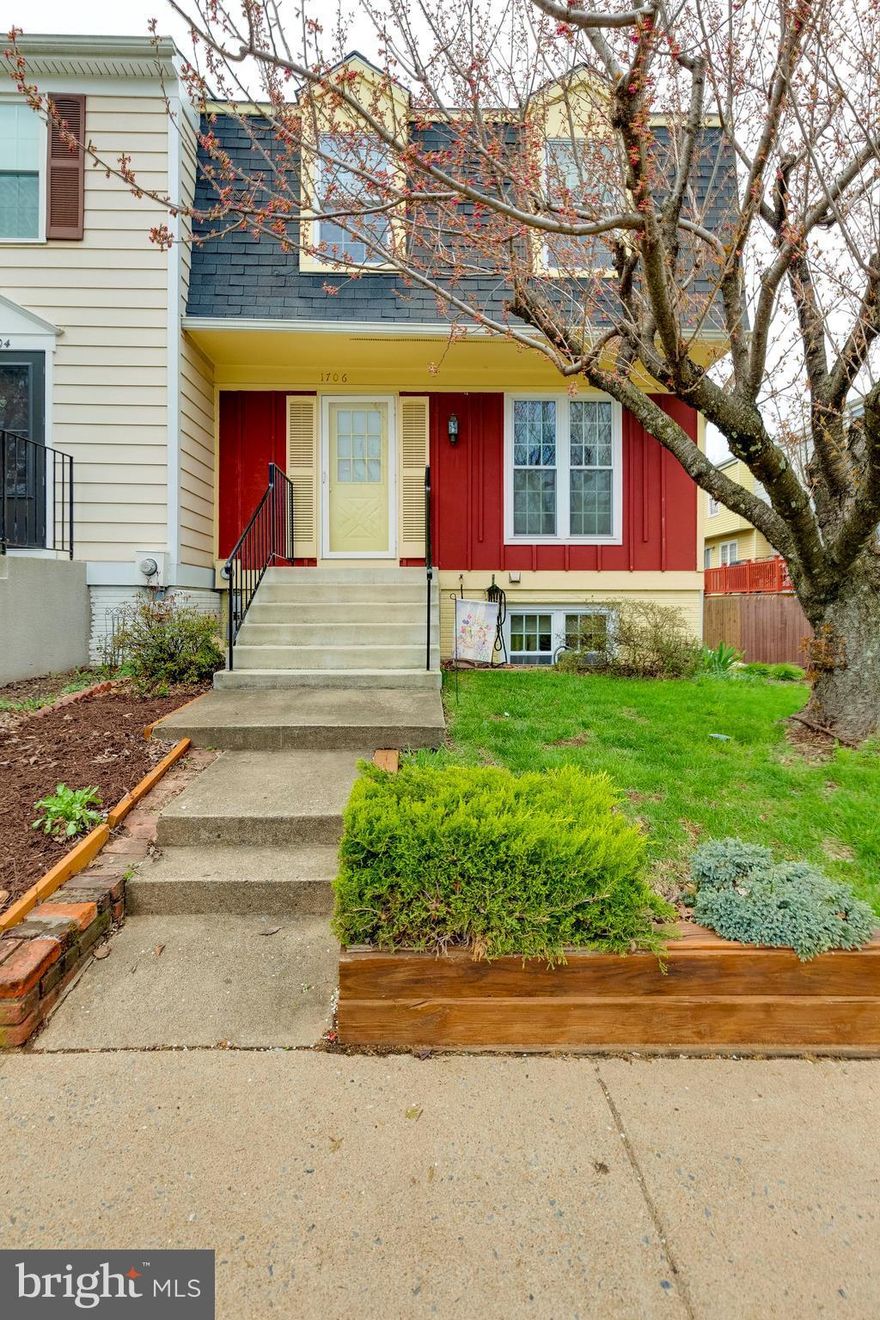 Lovely three level townhome with 3 levels with 4 bedrooms and 2 full baths. There is a nice deck and large patio in the back and is an end unit. Ready to move in.