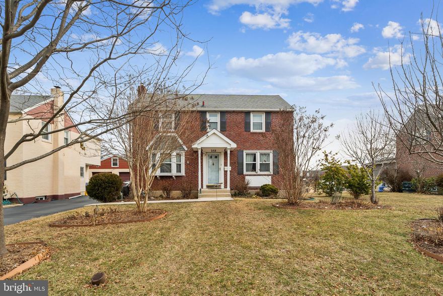 255 Worrell has been lovingly maintained and is ready for its newest owner. Located on a beautifully landscaped lot in the Springfield School District, this location is hard to beat. This four bedroom, one full bath and two half bathroom house is spacious enough to spread out, yet warm and cozy enough to call it a home. There are two entrances to the house, the main entrance in the front, and the rear entrance that enters you into the eat in kitchen area.  On the first floor there is the living room, dining room, large eat in kitchen and the first half bathroom. Upstairs are the four great sized bedrooms, the full bathroom, and access to the attic for storage. The partially finished basement has a laundry room with tons cabinets and counter space and the second half bathroom. In the rear of the property is a partly covered patio with views of the lovingly landscaped yard with established shrubbery, trees and flowers. There is also a shed for outside storage and rain barrels to catch rainwater for your landscaping needs. A gardener's dream! Enjoy conveniences such central air and driveway parking! Move right in or make some upgrades to suit your style.