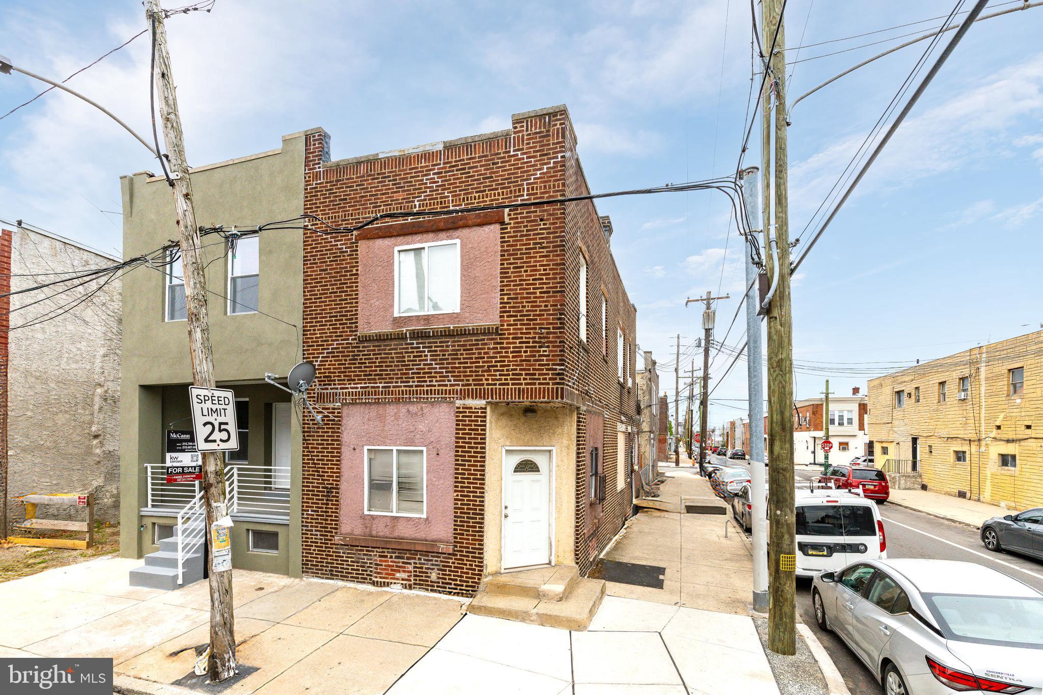 Rare opportunity to purchase a mixed use property in the highly gentrifying Grays Ferry neighborhood. This end of the row building consists of 2 total units. The 2nd floor is set up as a 2 bedroom /1 bathroom residential unit. With some minor updates this unit will be turn key and ready to occupy/rent. The first floor unit is a blank canvas for new ownership to decide. You can either finish this space as a store front or business or try to renovate the space into another apartment unit for residential use. This unit also has direct access to a full basement. This is your shot to create value, generate income, and put your stamp on a Philly property. Reach our for more info!