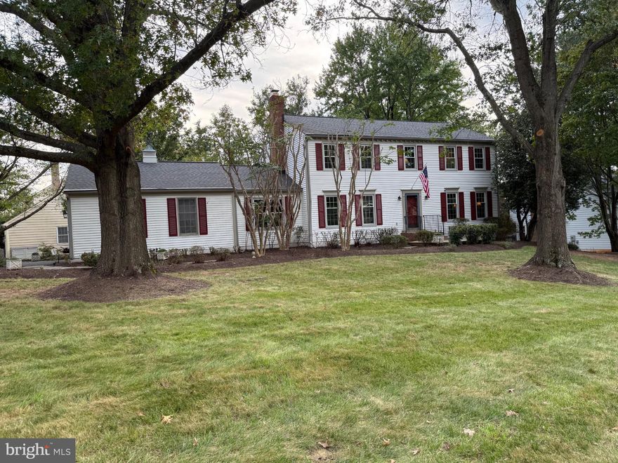 Get ready to fall in love with your forever home! This Williamsburg inspired colonial is beautifully placed on a corner lot, offering charming curb appeal as you approach while the convenient side load garage offers abundant parking for you and your guest. You already know that this is an outstanding location, and Fox Mill Estates is a desired neighborhood for both a community feel and the privacy many seek so close to Reston/The Dulles Access road and short commutes in almost any direction! The home was originally expanded at the time of construction to offer a main level bedroom and area behind for laundry and bath. Recently the home was further enhanced by a sunroom addition and attached main level deck. Each room has been thoughtfully upgraded and updated to meet the needs of the most decerning buyer! The full renovation of the kitchen includes many custom features, solid wood cabinets, granite counters, tile backsplash, under cabinet lighting, and all GE Cafe Collection Appliances -- finished in stainless steel! The flow from this beautiful kitchen to the other living areas is enhanced by natural light from the numerous "Pella" replacement windows! I can imagine going to the recently added sunroom with its cheerful "Icy Lemonade" color for my morning coffee and on warmer days stepping out to the adjacent main level deck finished in low maintenance trex decking to see the birds and which flower of the landscaped yard may be in bloom! The entire three levels of the home have just been professionally painted in a warm neutral color that is sure to please. Upstairs you will find a generous primary suite offering a sitting area, main sleeping area, dressing room, fully remodeled bath with a custom shower and doors! You will also find three closets in this suite alone! each of the other three bedrooms are appointed with wall-to-wall carpet and each has generous closet space as well. The upper hall bath has also been fully remodeled. I believe that basically every major component of this home has been replaced, remodeled or upgraded to meet the current standards one would expect in a home at this price point. If you are into cars, you will certainly appreciate the recently drywalled garage with its epoxy finished floors and LED lighting! Don't worry you won't need to store the holiday decorations in the garage because there is over 1,300 sf of lower level that can accommodate pretty much any need you can think of: storage, gym, play area, hobby room -- all with a direct walk out to the rear yard! Come see for yourself. You may just want to stay!!! Please do not adjust the lighting or thermostat, many lights are either automatic (exterior) or on timers. The thermostat is programmable. Did i mention that the HVAC is only a few years old and was replaced with a top efficiency Carrier Infinity Series Heat Pump!  Don't let this one pass you by!! The freshly painted basement has had some effort by a prior owner to work towards finishing areas so that they would be more useable. There are some outlets on the wall, there are HVAC Ducts and a return, There is ceiling lighting in all areas (the photos demonstrate the level of finish.) Owner would consider doing more with the basement with an acceptable offer.