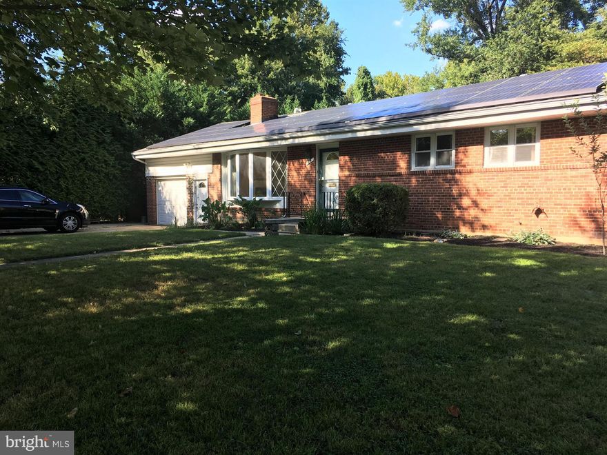 Very lovey spacious home perfect for a large family located in desirable Parkway. Beautiful Sligo Creek Park path adjacent to the home. Large main floor master bedroom and bathroom in the rear addition of the home. Large screened in porch off large kitchen.  2 Bonus rooms throughout the  lower level. Separate living quarters, kitchenette and entrance in the spacious lower level. One car garage with cabinet mounts. Extra shed with ample storage.  2 Master BR's 1 includes Bathroom with jacuzzi tub . Must have strong rental history and good credit.