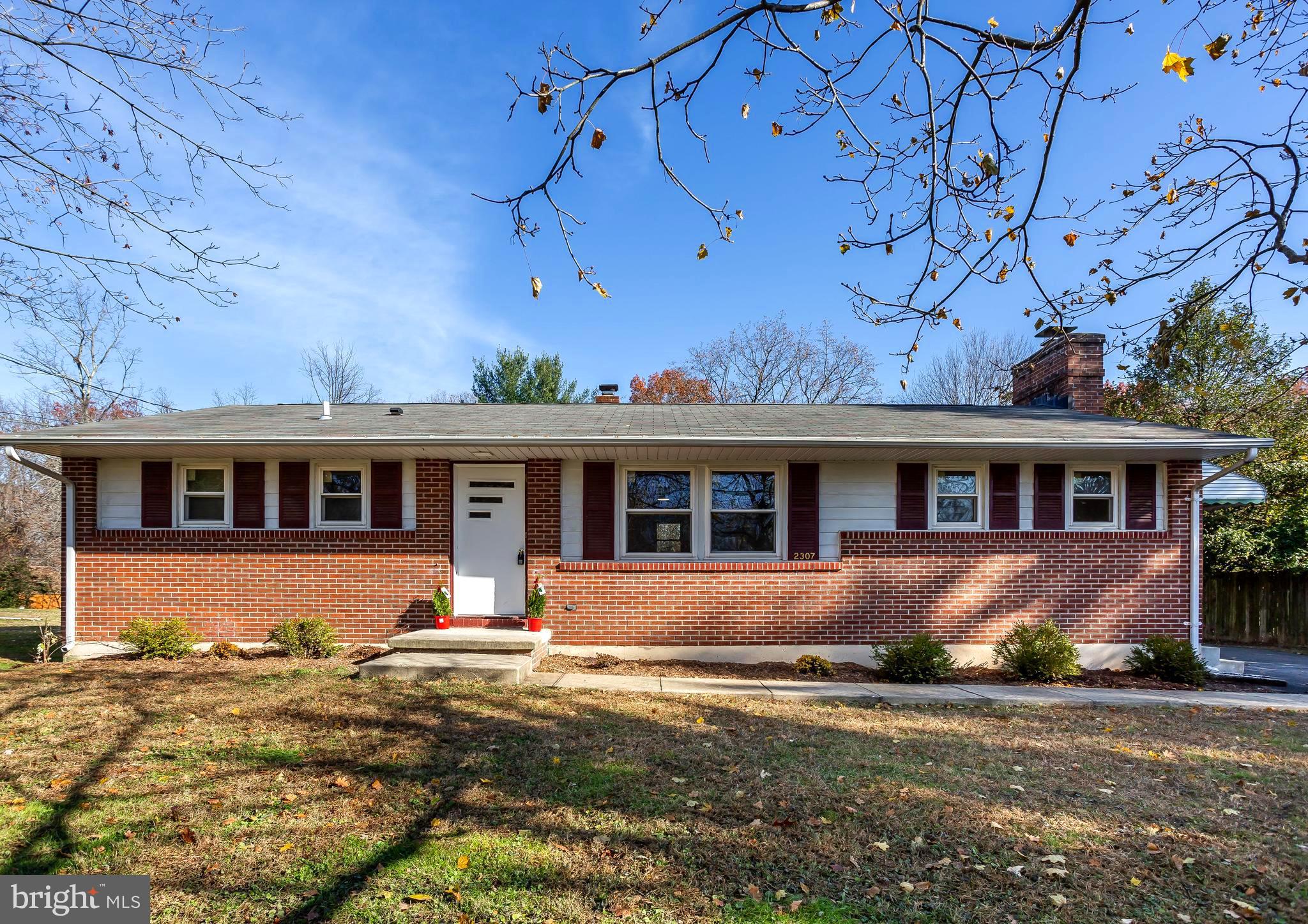 Huge Price Improvement! Cozy 3 bedroom 2 full bath brick rancher. The main level offers an open floor plan with beautifully appointed kitchen. Kitchen upgrades include custom cabinetry, granite counters, double sink, Bosch stainless steel appliances featuring built in convection microwave, wall oven, and cooktop with stainless vent hood. Wide open site lines make this an entertainer's paradise. Huge glass sliding door leads to covered deck and rear yard. Custom made mantel ready for stockings above the pellet stove insert. Hardwood and bamboo floors on the main level. 3 bedrooms and nicely updated full bathroom. Pull down attic stairs and whole house fan provides extra comfort and storage. Terrific lower level family room with new carpet and 2nd full bath. Recent roof and windows. Updated electrical. New water filtration system. Forced air oil furnace and central air. Long paved driveway leads to detached 2 car garage. Over an acre of level ground. Tons of improvements over the past several years with the opportunity to finish improvements and gain further equity. While every effort has been made to ensure the house is in top condition this is an Estate Sale and is being sold As Is.