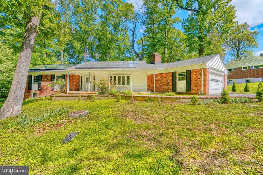 Welcome to the highly desirable Cub Hill Estates community! Opportunity knocks nestled in a picturesque tree-lined setting, this 3-bedroom, 2 full bathroom rancher offers the perfect blend of comfort, convenience, and one-level living. Step inside to discover spacious living areas filled with natural light, a large primary suite featuring an updated en suite bathroom and oversized walk-in closet, and a functional layout designed for everyday living and entertaining. The large 1,800 sq ft basement offers enormous opportunity for an entertainment haven making it over 3,600 sq feet of potentional living! Additional highlights include a 2-car garage, recently updated HVAC system, water heater, new main sewer line, and energy-saving solar panels for added efficiency. Enjoy the peaceful surroundings while still being conveniently located near shopping, dining, parks, and major commuter routes. A rare opportunity in one of the area’s most sought-after neighborhoods! Strictly sold as is