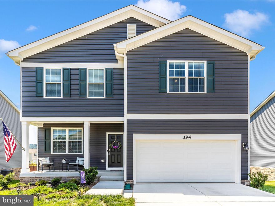 MOTIVATED SELLER is relocating for work! MOVE IN READY DON'T WAIT TO BUILD!!! 
Welcome to The Eastover. A thoughtfully designed, open floorplan by D.R. Horton! 
3 FINISHED LEVELS! (Some in the community are only 2 levels at this price offering!)
This fresh, 2 year young home combines style, versatility, and seamless function for your ideal  living experience. Featuring a charming front porch to enjoy morning coffee, and quiet evenings. Enter through a light filled and welcoming foyer to the main level with soaring 9' ceilings creating an immediate sense of space and sophistication. The versatile flex room on the main level can be tailored to your unique lifestyle. Whether you envision it as a formal dining room, productive office, cozy sitting room, or something entirely different, this space adapts to your needs effortlessly. Hosting gatherings is a breeze with the open floor plan that seamlessly connects the spacious kitchen's view of outside, offering stunning mountain views. Upstairs, you'll find 4 spacious bedrooms and 2 full baths, ensuring everyone has their own comfortable haven. When you need a break from everyday, escape to the finished walk-out basement offering a versatile rec room, ready to be transformed into your personal sanctuary for relaxation, or entertainment for friends and family. The oversized 2 car garage provides ample space for parking and storage. Also included is an available "smart home" package, allowing you to effortlessly control and customize your home environment!
Outside, enjoy a spacious yard with plenty of space for your dream patio or deck! PRICED BELOW NEW BUILDS  for a quick sale! This one will GO QUICKLY so do not wait, schedule your showing today!