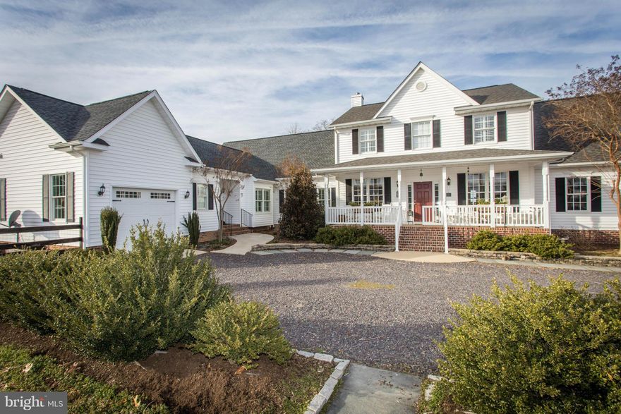 5 ACRES ON POTOMAC RIVER - 250' SANDY BEACH! DOCK W/BOAT LIFT, HORSE BARN WSTALLS AND TACK ROOM, RIDING RING AND PADDOCK, FENCED FIELD!   BEAUTIFUL HOME W/MOTHER-IN-LAW IN SUITE W/FULL KITCHEN, FULL BATH, LAUNDRY, FAMILY ROOM & MUCH MORE! 2 SCREENED PORCHES OVERLOOKING THE WATER! .  MAIN HOUSE HAS OVER 2,300 SF PLUS FINISHED BASEMENT - TOO MUCH TO LIST! SEE DOCUMENTS FOR PLATS-5TH BR-OVER GARAGE