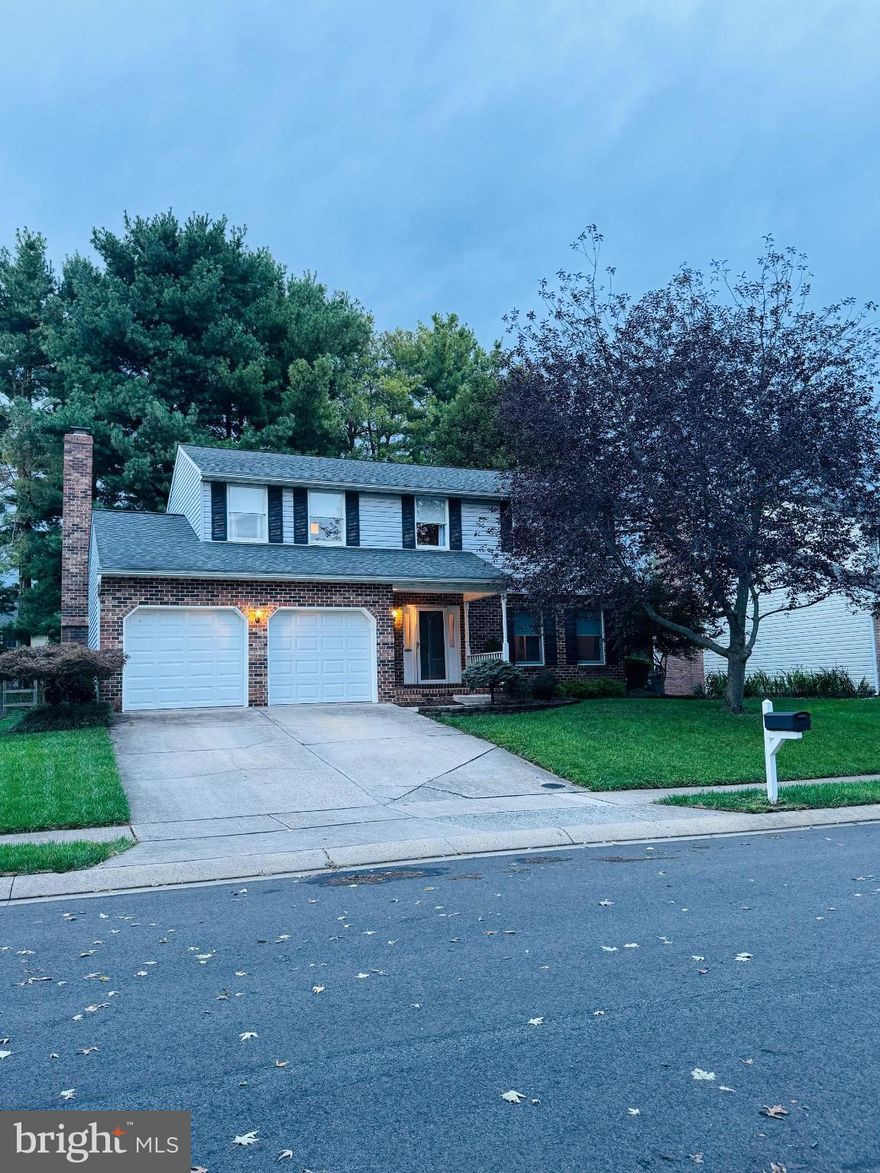 Bring 💞 to your new home as you move into 306 Fox Hound Court. With its easy access to shopping, I95, entertainment and restaurants, the quiet and sought after Hunters Run community offers buyers a double cul-de-sac as they drive up to this beautifully landscaped and maintained, 4 bedroom, 2.5 bath, approximately 1,900sq ft Colonial home.  

After parking in the spacious 2 car garage or on the paved driveway, enter through the covered entry and take off your coat, hanging it in the foyer closet.  Continue your path to the right and enter the main living room and sit and chat with family as you wait to enjoy a family meal in the formal dining room or pass through to the gorgeous kitchen with quartz countertops and plentiful cabinets.  Additionally access the stainless steel appliances to find a snack and then take a seat at the breakfast bar or kitchen table.  After leaving the kitchen, enjoy the family room while getting cozy sitting in front of the wood fireplace.  Then stroll out the double doors to the deck where you can enjoy the outdoors while sipping your favorite drink.
Re-enter the house and pass through the family room to the garage or head downstairs to the basement to a finished, carpeted play or family room or office where you can also access your spacious laundry area nestled behind the closet doors.  
Finally, travel to the second floor which includes a shared tiled bathroom, a sun-drenched primary bedroom with ensuite and LVF floors, and 3 additional carpeted bedrooms perfect for guests or your family.