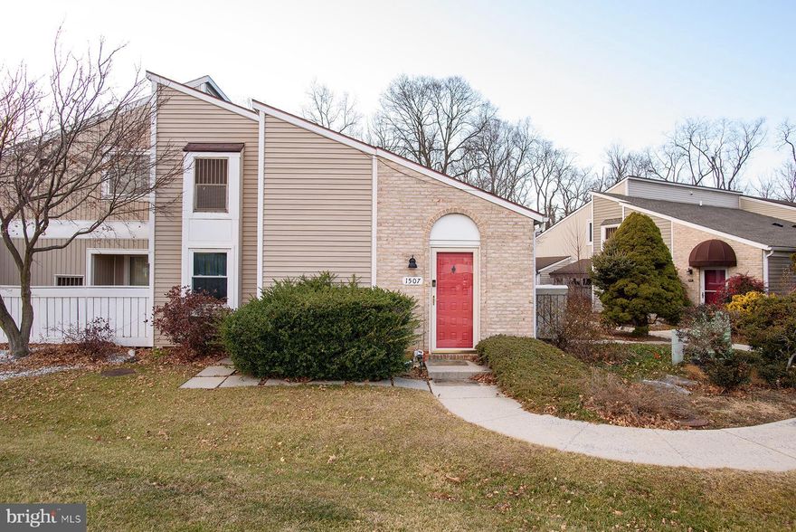 Charming one-level townhome located in the desirable North End with a very convenient location and easy access. Upon entering, you’ll be welcomed by a spacious living room featuring vaulted ceilings and a wall of windows that lead to a private side patio, filling the home with abundant natural light. The kitchen offers ample cabinet space, with all appliances conveying, and opens to a dining area just off the kitchen. A full hall bathroom is conveniently located near the laundry area. The primary suite includes vaulted ceilings, a private full bathroom, and direct access to the patio. Enjoy year-round comfort with central heating and cooling. One additional bedroom completes this inviting and well-maintained home.  Convenient to I-70, I-81, schools, grocery, shopping.