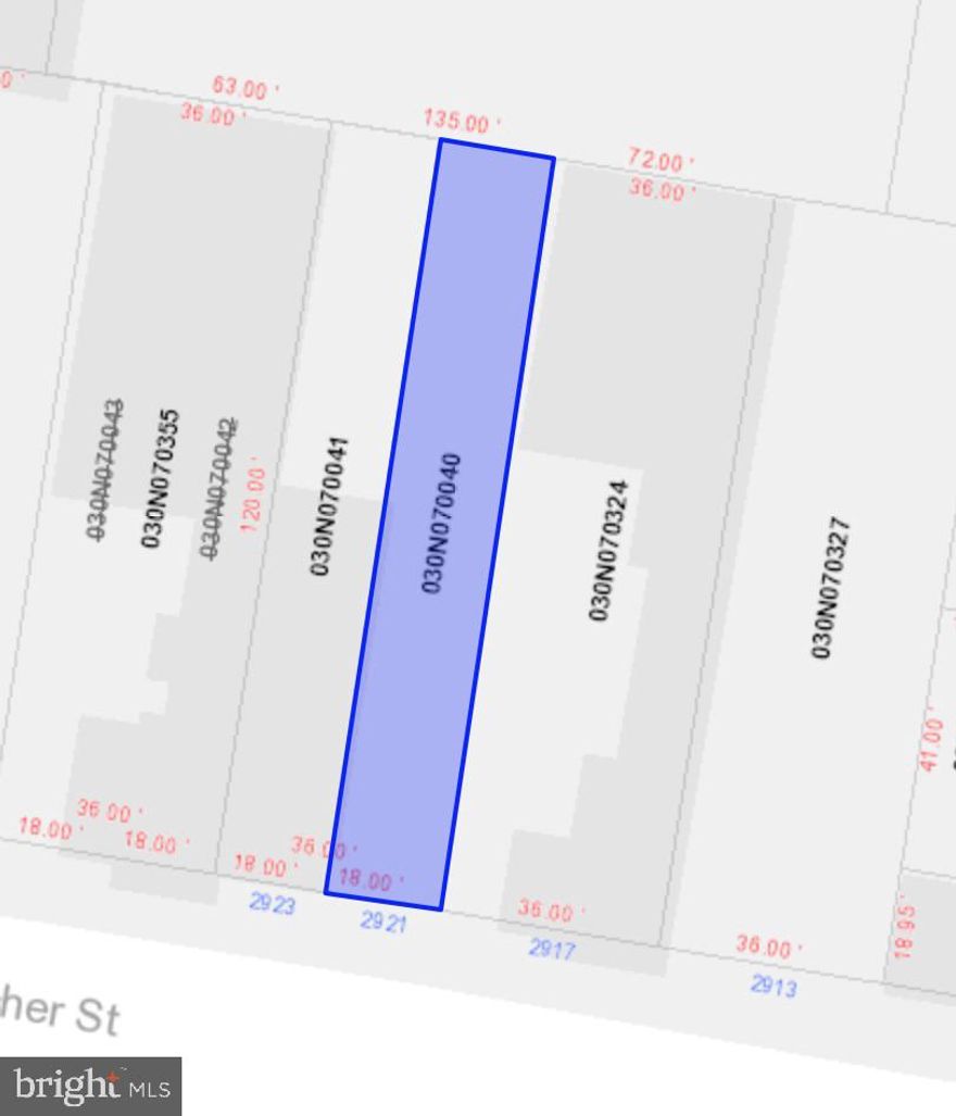 Attention investors/developers; Large 18 x 120 multi-family (RM1) lot in Strawberry Mansion. Property being sold AS IS. Drive by only. Owner is a PA real estate salesperson.