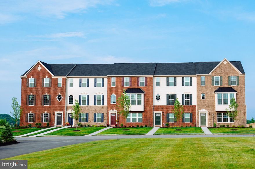 Receive $5000* off closing costs. Visit GREENWAY FARM model for info. 2-Car Garage EOG townhome feat. 2,158 sq ft. Price includes granite, hardwood on entire 1st level, finished basement area, and full brick front. Enjoy Soaking tub and shower in private owners bath. Only 5% down to avoid mortgage insurance. Realtors Welcome. Images representative.