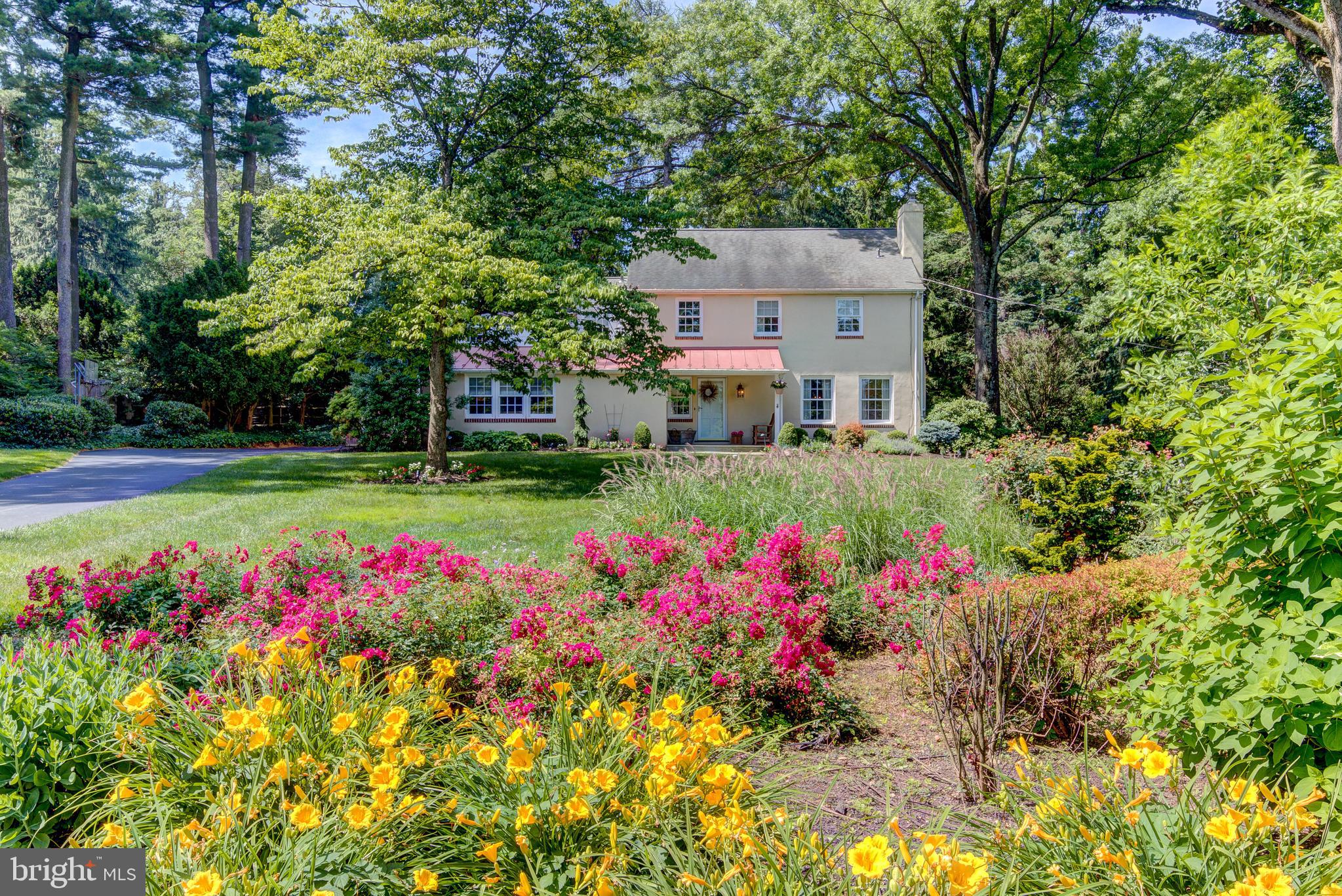 Talk about LOCATION....WELCOME HOME!! Introducing 831 Parkes Run Lane....this is the one you have been waiting for! Finally a move in ready, meticulously maintained home, on one of the most prestigious & desirable streets on the Main Line. This 4 Bedroom, 4.5 Bath colonial sits on 1 breathtaking, idyllic flat acre. Enter the front door and you will be taken by the stunning wainscoting and impeccably refinished hardwood floors. Updated Kitchen and bathrooms, spacious bedrooms (each with their own ensuite bathroom), generous closets, and countless updates throughout. Nice weather? Open the glass doors in the formal dining room, and step onto the pergola covered, flagstone patio to relax and enjoy the tranquil backyard retreat. RADNOR SCHOOLS & 1 Mile to the shops, restaurants, and all the conveniences the Main Line has to offer!