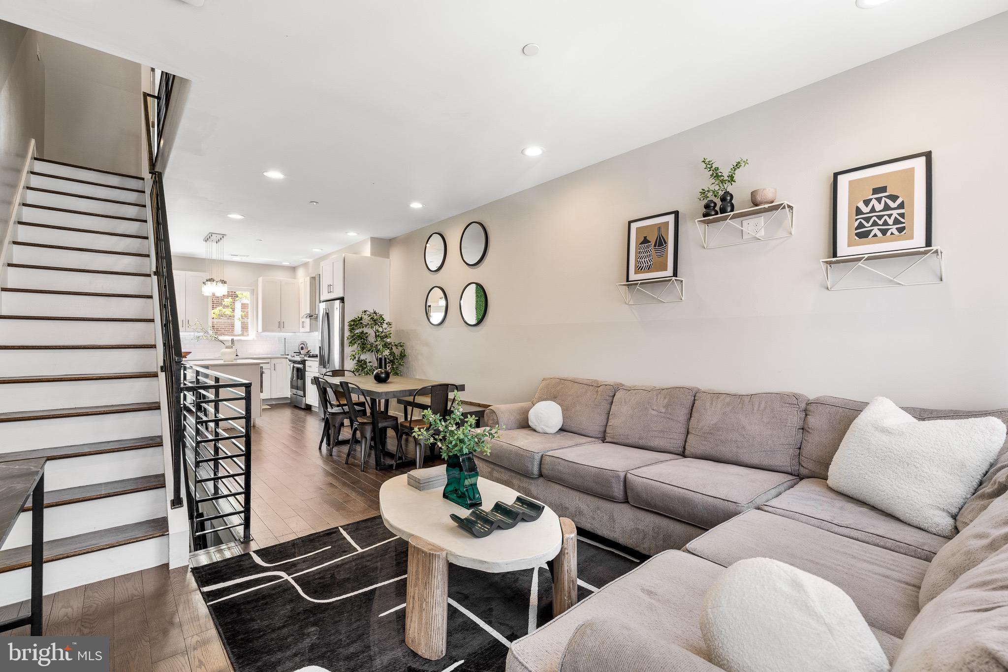 Discover the charm and comfort of this 4-bedroom, 3-bathroom home nestled in the heart of South Philadelphia. Perfect for both rest and recreation, this residence boasts a robust build quality and a fully finished basement, turning any corner of this home into a potential hub for activity or relaxation. This home being offered fully furnished and totally turn key !
Step inside to find a spaciously designed interior that harmoniously blends contemporary aesthetics with functional living spaces. Each bedroom offers ample natural light and privacy, especially the primary bedroom, which is crafted for peace and quiet after a bustling day.
Culinary enthusiasts will rejoice in the modern kitchen that opens up to a warmly inviting living area, making it perfect for entertaining guests. The basement provides additional space, ideal for a home gym, office, or playroom, ensuring that every family member has their own personal retreat.
Living here means more than just enjoying a beautiful house—it's embracing a lively community. With South Square Market and Smith Playground less than a mile away, daily errands or a quick escape to nature are just a walk away. Local schools like South Philadelphia High School highlight the family-friendly nature of the neighborhood, and commuting is a breeze with nearby Penn Medicine Station and Walnut Street Bus Station offering convenient travel options across the city.
This property isn’t just a house; it’s a cornerstone for lifetime memories, a slice of the city within the tranquility of a vibrant community. Make the smart move to a place where life unfolds beautifully around you. Welcome to a home that ticks all the boxes for an ideal urban living experience.
