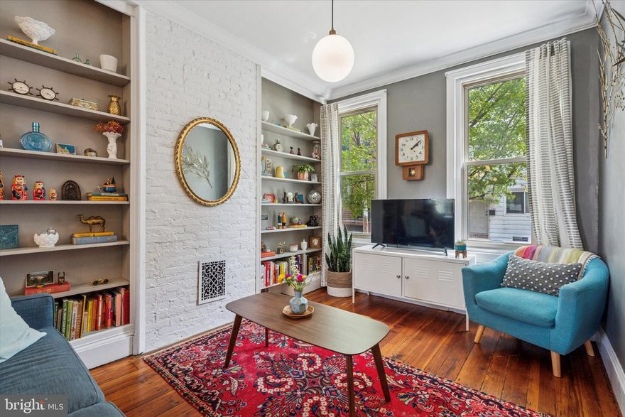 BEST AND FINAL OFFERS ARE DUE BY TUESDAY, 5/20/2025.  Vintage Charm Meets Modern Comfort in the Heart of Fishtown

Welcome to 447 Belgrade Street, a truly special 3-bedroom, 1-bath home located in the heart of Fishtown and within the sought-after Adaire catchment (PK–8). Situated on a tree-lined block just steps from Palmer Park, Penn Treaty, and some of Philly’s most beloved bars, shops, and award-winning restaurants, this home offers the perfect blend of community, convenience, and comfort.

Step inside through the original vestibule into an open and airy first floor featuring high ceilings, abundant natural light, exposed brick, and built-in bookshelves—all adding to the home’s inviting character. The kitchen is a stylish mix of vintage and modern with quartz countertops, open shelving, and a layout that flows seamlessly to the rear patio oasis, lush with lilacs, raspberry bushes, hydrangeas, an herb garden, and a raised bed planter—a true urban retreat.

Upstairs you'll find two generously sized bedrooms, a versatile third bedroom perfect for a home office or nursery, and a full bathroom with thoughtful details. Throughout the home are original heart pine floors and solid wood doors that speak to its historic roots, while recent updates like the furnace, A/C condenser, and water heater add peace of mind.

Downstairs, the basement offers a charming pantry area and a light-filled laundry room.  

Fun fact: this home was even featured on Apartment Therapy!

Just a short walk to the Market-Frankford Line, close to I-95, and minutes from neighborhood favorites like the Fishtown Rec, the Swimmo, and Fishtown Library, this home checks all the boxes. Don’t miss your chance to live in one of Philadelphia’s most vibrant communities in a home that truly has it all.
