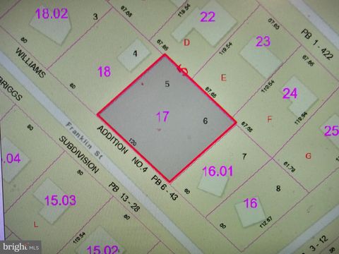 Vacant Land For Sale - Franklin<br/> GEORGETOWN, DE 19947