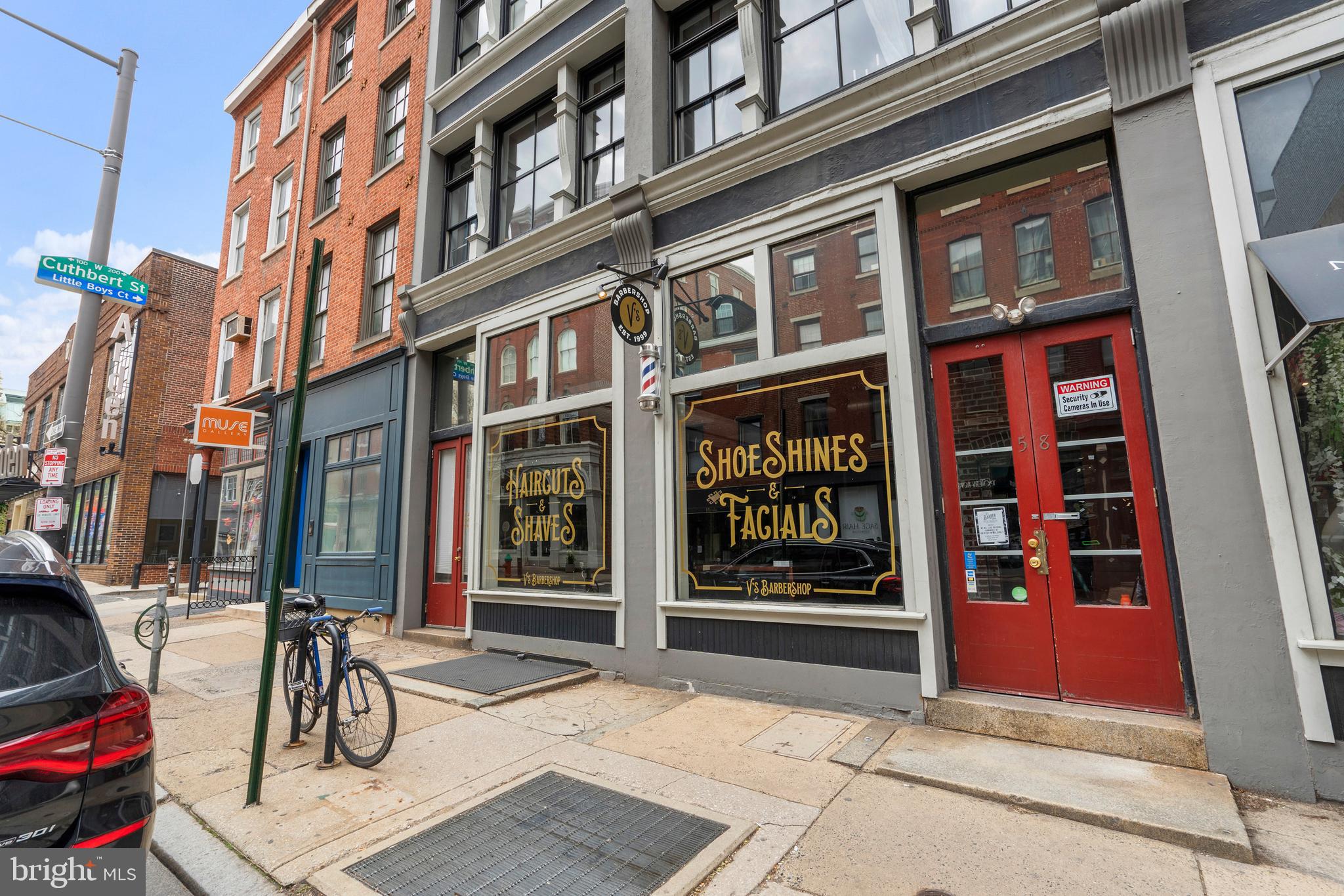 Prime retail opportunity in the heart of Old City! Located on bustling North 2nd Street between Arch and Market, this ±1,200 SF ground floor space offers exceptional visibility and foot traffic, surrounded by iconic neighborhood staples like the Arden Theatre and NE Flower Boutique.
Previously home to a long-standing barbershop, the property features an expensive buildout already in place, making it ideal for a barbershop or salon looking for a turnkey setup. The open-concept layout is highlighted by tall ceilings, large street-facing bay windows, and an abundance of natural light.
An additional 1,000+ SF of basement space offers flexible options for storage or potential back-of-house use, and includes a separate exit. The property is zoned CMX-3, allowing for a wide range of uses including retail, salon/spa, day care, office, gallery, food & beverage, grocery, and more.
Whether you're launching a new concept or expanding your brand, this high-exposure location offers the foot traffic, character, and flexibility Old City is known for.
Square footage to be verified by tenant or agent.