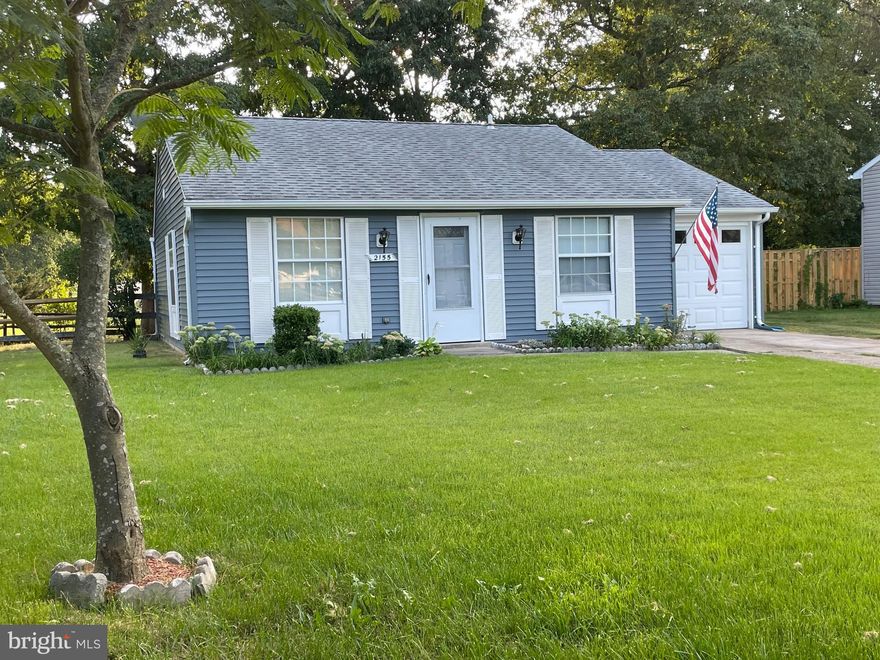 Lovely Rambler!  Home features cozy living room, eat-in kitchen, 2 bedroom, 1 full bath.  Garage open to endless opportunities- (3rd Bedroom. rec room, game room, etc...)  Private wooded completely fenced in back yard. The home sits in the back of a cul-de-sac with zoysia grass well manicured yard.  Sold As-Is.  come and see this one ASAP.  This home will sell quickly.