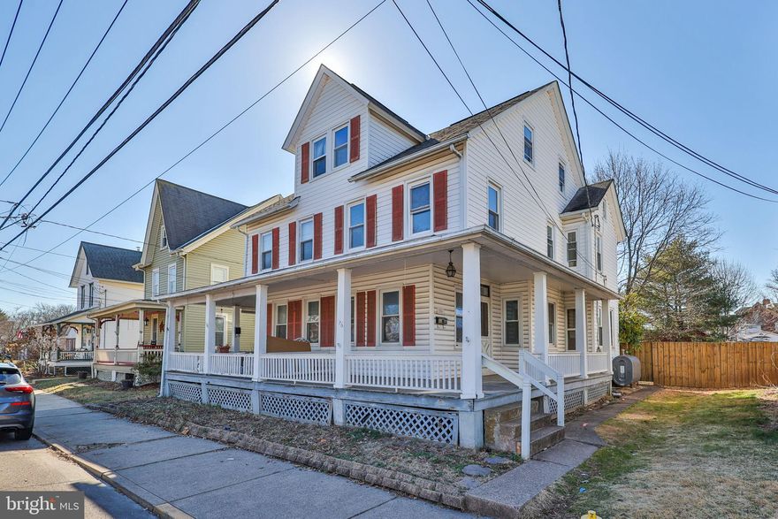 Opportunity awaits in this charming twin home ready to be brought back to its original shine. With a little vision and TLC, this spacious property offers incredible potential for the right buyer. Featuring hardwood floors and three full levels of living space, the home includes 4 bedrooms and 2.5 baths. The 4th bedroom is located on the third floor in the attic area and includes its own private full bath—perfect for a guest suite, home office, or private retreat. The main level offers an eat-in kitchen, convenient first-floor laundry, and comfortable living spaces filled with character. A full basement provides additional storage. Outside, you'll find a nicely sized fenced in backyard along with a detached oversized one-car garage. Located in a pleasant residential neighborhood yet ideally situated close to everything—shopping, dining, and major routes including Route 309 with easy access to the Turnpike—this home offers both convenience and community. Being sold AS-IS but the property will be delivered with a CLEAR CO from the Borough of Quakertown, offering peace of mind to the next owner. This is a fantastic opportunity for investors or first-time buyers looking for a project to personalize and build equity. Bring your ideas and restore this home to its full potential!