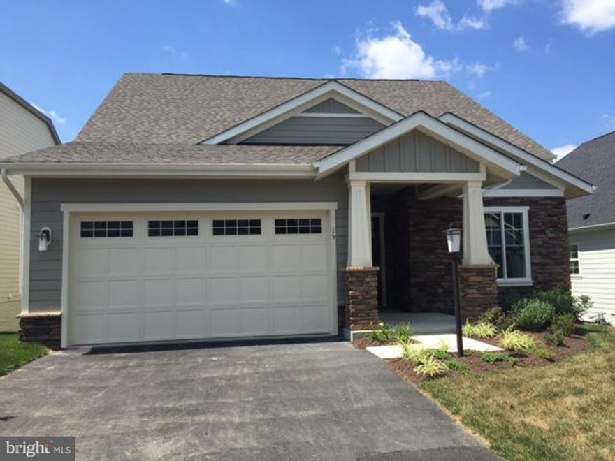 5-Star Resort Living awaits you at the 55+ community of Trilogy at Lake Frederick! Beautiful craftsman-style home with HardiPlank siding, Pella windows, 9+ ceilings, 2x6 exterior construction, 2-car garage, upgraded cabinets and granite counters, gourmet GE stainless steel appliances, and a finished basement. HOA includes lawn care, lake, trails, pools, and more! Ready NOW!