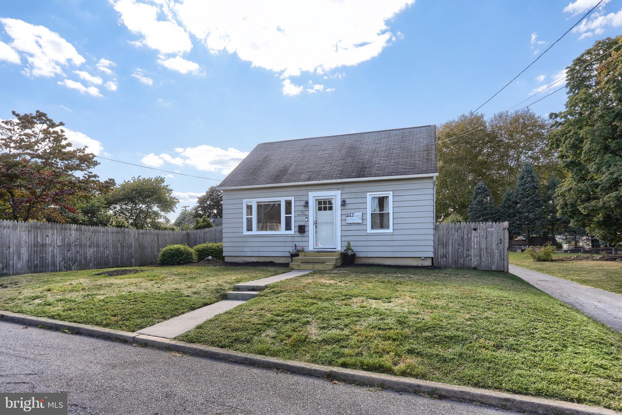 Charming 3 bedroom home on large double lot situated on a quiet street! This well-maintained home is move in ready, featuring beautiful hardwood floors, an updated kitchen & bathroom (all appliances remain), fenced yard, and a detached 2 car garage. New HVAC, including Central A/C installed in 2023. Additional space on the 2nd floor for a possible 4th bedroom. Plenty of storage space in the basement too. This home is a MUST SEE! Scheduled your showing today!