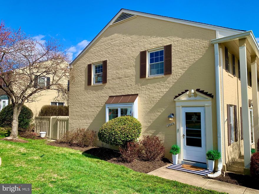 Nestled in the charming Fairlington Towne community, this well-appointed, end-of-row townhouse exudes classic elegance and modern comfort. Step inside to discover a welcoming interior with abundant natural light, featuring wood floors that flow seamlessly throughout. The traditional floor plan offers a cozy combination dining and living area, perfect for entertaining. The kitchen boasts stainless steel appliances, including a gas range and built-in microwave, ensuring culinary delights are just a step away. A well-designed powder room rounds out this main level with convenience and style. Retreat to the private bedrooms, complemented by a high-end, renovated bathroom. Enjoy the tranquility of your private, stone patio, ideal for outdoor gatherings or quiet moments gardening the borders. With convenient parking and immediae proximity to several shopping and restaurant options, this Fairlington gem offers a lifestyle of convenience and comfort and just minutes from DC, Old Town Alexandria, and Arlington. Experience the perfect blend of comfort and sophistication in this delightful home.