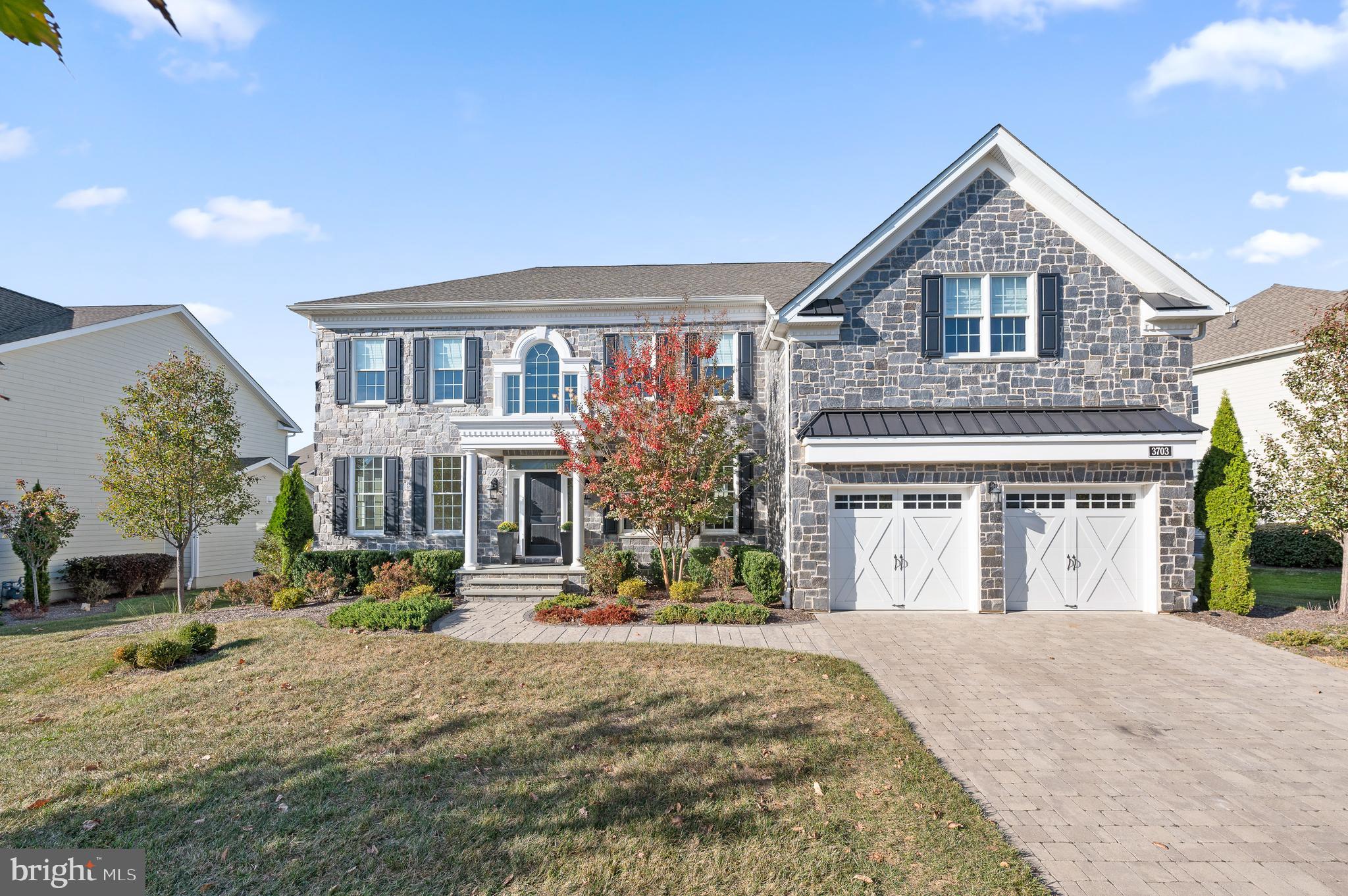 Don't miss this gorgeous home in the prestigious Liseter community in Newtown Square! This exquisite single expanded “Duke” model boasts 4 spacious bedrooms, 3.5 luxurious bathrooms, and over $360,000 in upgrades.
As you approach the house, you will notice a fully paved driveway and elegant curved walkway to the front door. You'll be greeted by an airy 2-story foyer and a sweeping curved staircase with upgraded wrought iron spindles. To the left is the grand living room featuring a stunning tray ceiling and a charming bay window that bathes the space in natural light. The adjacent dining room, also outfitted with a tray ceiling, is perfect for hosting intimate dinners or holiday celebrations. The open floor plan is accented by the 2-story, expanded family room with floor-to-ceiling stone gas fireplace, built-in custom wall unit and coffered ceiling with extra large ceiling fan. The built-in wet bar with mirrored backsplash is so convenient when entertaining! Open to the family room is the gourmet kitchen, equipped with top-of-the-line WOLF range with 2 ovens, six burners and a griddle, a custom tiled backsplash and a pot filler, WOLF microwave and a Subzero refrigerator, level 5 custom cabinetry, walk-in pantry, upgraded countertops and a large center island, making it a chef's delight.
One of the highlights of this home is the bonus “Naples Sunroom” off the kitchen. This light and bright room can be used as a breakfast room or a serene retreat where you can enjoy your morning coffee or unwind with a good book. Off this bonus room is a huge maintenance-free deck with built-in outdoor kitchen, complete with grill and stainless beverage cooler. The office is a perfect work from home option with additional phone/data Cat6 cable. The mudroom, half bath, and an expanded 2 car garage complete this floor. Upstairs, the expanded primary suite is a true sanctuary, featuring a spacious bedroom, sitting room, 2 walk-in closets with a closet system, and a spa-like en-suite bathroom with dual vanities, make-up vanity, a Whirlpool tub, and a separate shower. There is a princess suite with an attached bathroom with a tub/shower combo and 2 spacious bedrooms with upgraded carpeting that share a hall bathroom. You will enjoy the convenient second floor laundry. The lower level features a daylight walk up basement, 10’ ceilings, and a rough-in for a future bathroom. Some of the many special features include: built-in speakers in the ceiling, hardwood flooring throughout the first floor and second floor landing and primary suite, and the upgraded “Charleston” trim package. There is also a hook up outside for a generator. The Liseter community offers a wealth of amenities, including walking trails, a clubhouse, gym, and a swimming pool, and community social events, ensuring a vibrant and active lifestyle. Conveniently located near shopping at Ellis Preserve with Whole Foods, dining, and next to top-rated Episcopal Academy and Marple Newtown Schools. Don’t miss the opportunity to make this stunning Duke model your forever home. The unparalleled Liseter lifestyle awaits you!