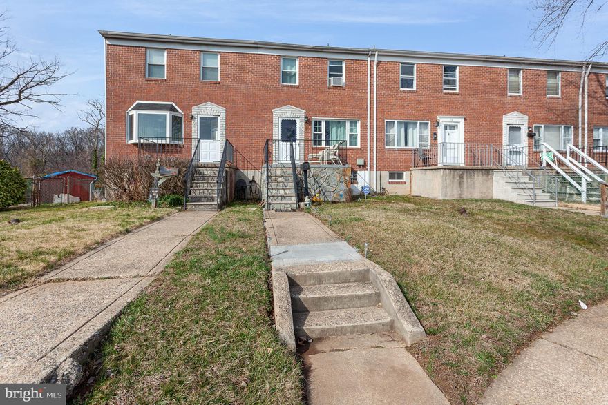 Well cared for Rowhome in Essex. Savy buyers will look past the sellers belongings as she is in the middle of preparing for her move.  This home offers 3 bedrooms, 3 finished levels, 2 full baths, private driveway and back to a conservation area. Recent updates include: Hardwood floors in living room dining room kitchen and upstairs hallway 2020, Hvac Carrier unit approximately 3 years old, All Windows replaced within last 10 years ,Roof replaced 2014 ,New sewer line inside of home replaced 2014  & Steps to rear yard approximately 2 years old. Hurry book your showing today.
*note seller will need a rent back until end of April