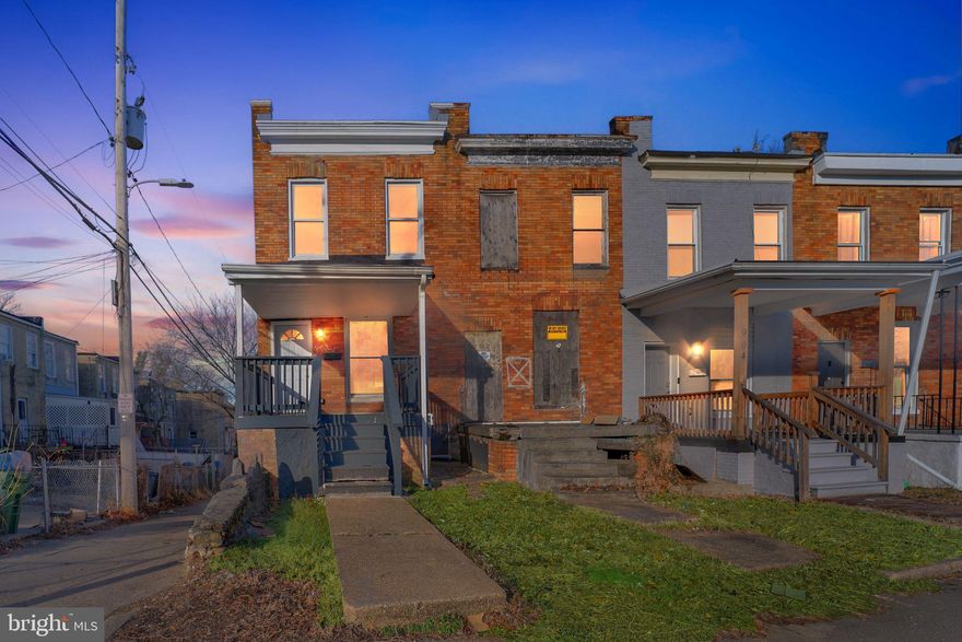 Value-Add Opportunity – Major Systems Completed & Ready for Your Finishing Touches!
Unlock the potential at 900 N Franklintown Rd! This 3-bedroom, 2-bath Baltimore rowhome offers a significant head start on renovations with much of the heavy lifting already completed. Permitted rough electrical and plumbing are in place, framing and insulation are nearly finished, and a new furnace and central A/C have been installed with final mechanical approved.
With essential systems already addressed, the opportunity is yours to complete the kitchen, baths, flooring, and finishes to match your vision.
Located along the Franklintown Road corridor near Gwynns Falls/Leakin Park, the property offers convenient access to trails, green space, and major commuter routes. The area’s ongoing revitalization and accessible price point make this an attractive opportunity for investors, rehabbers, or buyers looking to build equity.