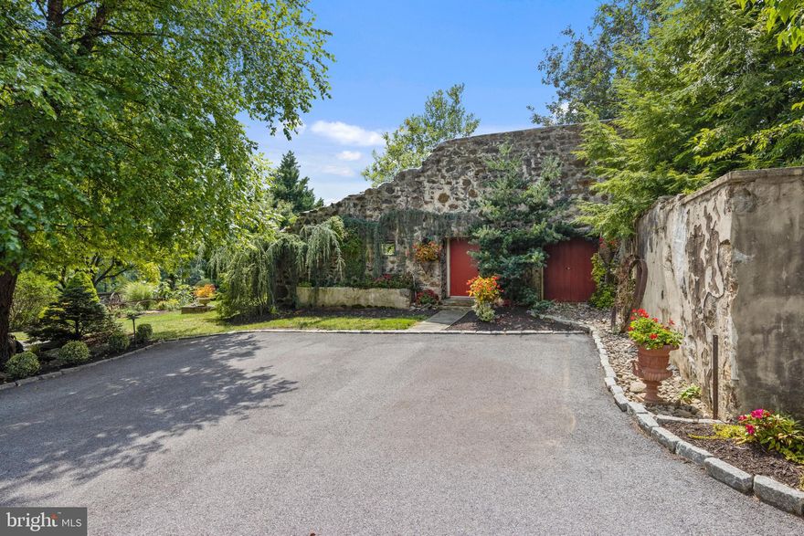Rarely does a property this significant enter the market! Located on coveted S. Chester Springs Road on 9.5 acres with Spring Fed Pond and incredible Guest Cottage built into the original stone barn ruins. This amazing one of a kind opportunity awaits just one Lucky New Home owner! This opportunity will never be duplicated, so do not hesitate.
