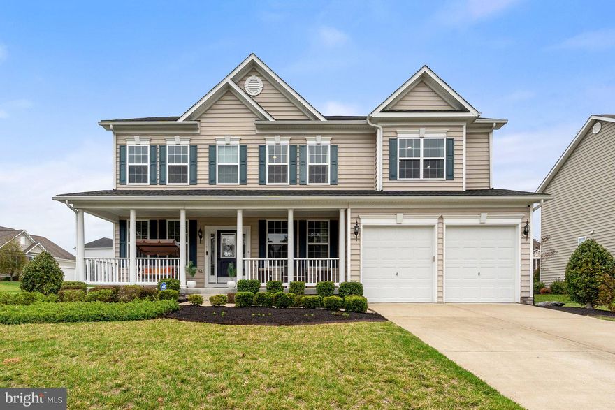 This former model in Canter Estates with mega upgrades is your new dream house. Trust me. With five bedrooms, 3.5 baths, and 4,872 square feet to play with, you’re going to be impressed. Chic, contemporary paint and wallpaper choices, along with striking architectural details and a pleasing floorplan make this home a real standout. The family room brings the wow factor with a bold, vaulted ceiling, a grand fireplace
façade that stretches floor to ceiling, and double the light. Since it’s adjacent to the gourmet kitchen and another dining area, it makes this a dream for entertaining or family gatherings. Anyone would be thrilled to work in this kitchen with banks of bright cabinets, quartz counters for days, stainless appliances, a large matching island with seating for four, and a pantry. Want a little more privacy? There’s also separate living
and formal dining rooms, and a wood-ceilinged space perfect for an office or reading nook. A half-bath completes this level. Upstairs is the grand primary suite with space and options for desired furniture, a walk-in closet, and a gorgeous full bath. Three other attractive bedrooms, one full bath, and the laundry room fill out this floor. The downstairs is so large, you have nothing but options for how to enjoy it, as well as another bedroom and full bath. The outdoor amenities include a back deck overlooking a grassy, fenced backyard, a spacious front porch, and manicured landscaping with 8 zone irrigation system. Also featuring an electric vehicle charger and equipped with smart-home technology. With the exterior’s elegant color combination and styling, a two-car garage, and sitting in a beautiful neighborhood, this home is move in ready…and worth throwing a party over.