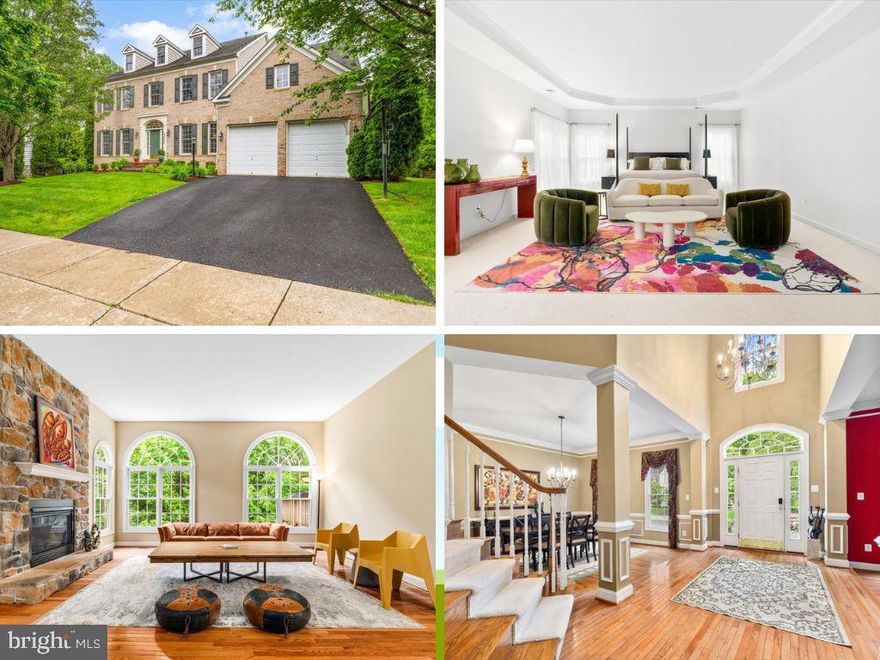 Welcome to this exquisite residence nestled in the highly desirable Villages of Urbana community. Offering the perfect blend of classic elegance and modern functionality, this 5-bedroom, 5-bathroom home boasts over 5,000 square feet of beautifully finished living space across three levels.

As you step inside, you're greeted by gleaming hardwood floors that flow throughout most of the main level. The formal living and dining rooms exude sophistication, complete with double crown molding and ample space for entertaining. A dedicated main-level office features custom built-in bookshelves, ideal for working from home or a quiet study retreat. Plenty of storage for guests with an ample coat closet.

The heart of the home is the spacious family room, adorned with bright, oversized windows, a floor-to-ceiling stone fireplace, and built in bookshelf  creating a warm and inviting ambiance. The adjacent gourmet kitchen is a chef’s dream, offering a large center island with brand new gas range, double wall ovens, stainless steel appliances, a walk-in pantry, ample cabinet storage and a cozy breakfast nook. A charming butler’s pantry connects the kitchen and dining area, while an additional nook provides the perfect spot for a coffee station or home desk setup. A spacious laundry room is located on the main level for your convenience.

Upstairs, the luxurious primary suite is a true sanctuary featuring a tray ceiling, dual walk-in closets, and a spa-like en-suite bathroom complete with a soaking tub, separate shower, and dual vanities. Four additional generously sized bedrooms complete the upper level, including two convenient Jack-and-Jill bathrooms that provide both privacy and functionality. A generous size linen closet is perfect for all of your storage needs.

The expansive finished lower level is designed for versatility and comfort, offering the perfect space for a home theater, game room, or recreation area. A bonus room and a full bathroom make this level ideal for out-of-town guests or multi-generational living. This home features many storage area, one of the biggest being the basement storage/utility room.

Step outside to your private backyard oasis. A large deck overlooks a peaceful, tree-lined backdrop—perfect for outdoor dining, summer entertaining, or simply relaxing in nature.

ASSUMABLE LOAN MIGHT BE AVAILABLE FOR QUALIFIED BUYERS. Located just minutes from top-rated schools, neighborhood parks, community pools, walking trails, and all the amenities the Villages of Urbana has to offer, this extraordinary home delivers luxury living in one of the area's most coveted neighborhoods. Live your bliss...