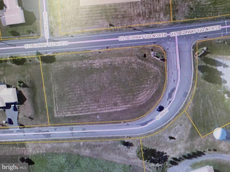 Lots #1 & #2 in Rolling Hills adjacent to entrance. Borders Rt. 522N to rear.  Deed restrictions include minimum house size of 1800 sq.ft above grade.  Water & sewer tap fees are already paid.  Association and water charges referenced in Deed Restrictions, have been terminated many years ago.