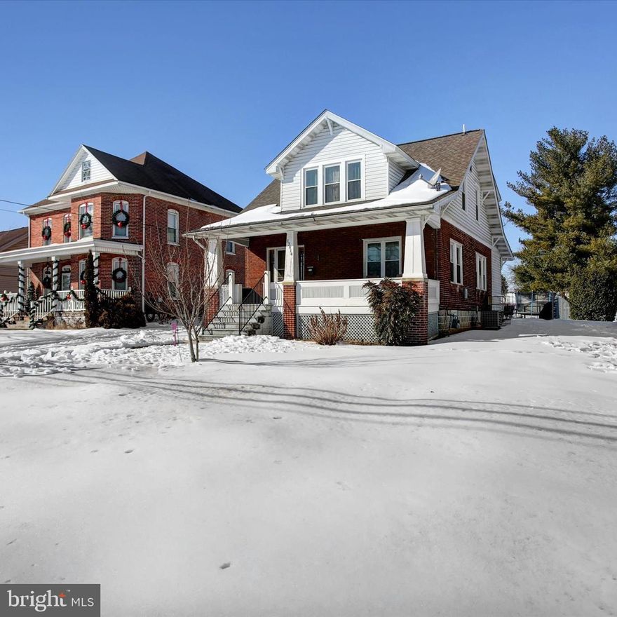 Welcome to this beautiful Colonial style home!  This charming home boasts hardwood floors, upgraded stainless steel kitchen appliances and granite countertops.  Spacious laundry/mudroom with door to backyard.  Off street Parking/private driveway with detached, heated garage that has been converted into office space/studio.  Full bathroom upstairs with 3 Bedrooms and Main level has dining room, living room, office/bonus room & half bath.  Enjoy evenings on the large front porch!  Recently updated and replaced windows, roof, flooring & more!  Central Air Conditioning too!  
The back yard is fully fenced.  Convenient to shopping, dining, schools, medical providers & interstate access.  Schedule your tour today!  Don't miss an opportunity to make this beauty your own!