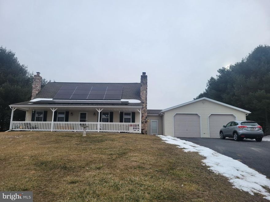 Breathtaking views that you will enjoy every day as you wake up to start your morning routine. Four bedrooms for you to enjoy no matter how you use them, extra guest room, in-laws or just for family. Two car garage to keep your car out of the elements, or work on them when they need to be fixed under cover. Solar panels installed to help with the electric cost as well as keeping this inground pool heated for your families enjoyment. Enjoy the front porch for sunsets, while winding down for the day. Susquenita School District, taxes under 3k a year, all of this sitting on an acre. Fenced in back yard, large eat in kitchen with open staircase to second floor over looking the living room, stone fireplace is the masterpiece in the living room and a great place to hang the stockings for Christmas. This wont last long, so call for a appointment to look at this home today.