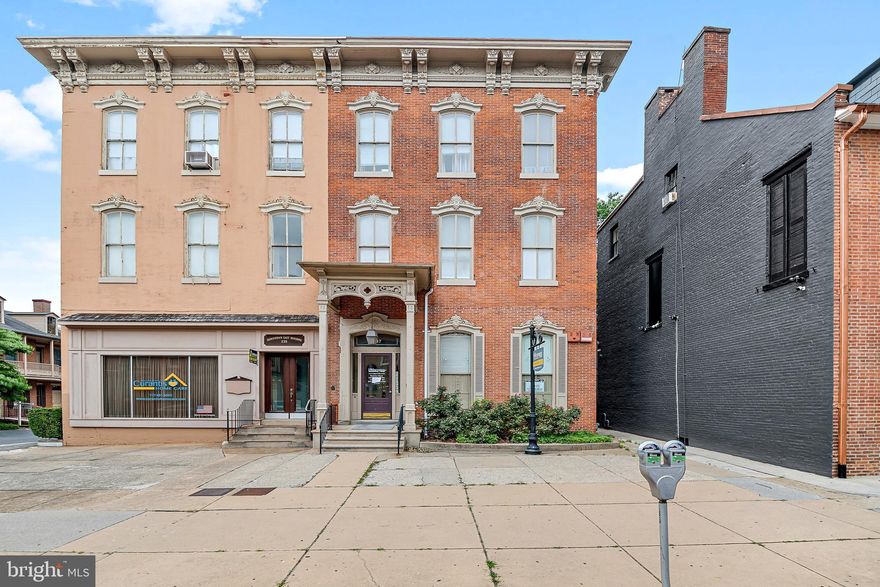 Office space available on high-traffic rd (E. Market St.) in the CBD just 2 blocks away from York’s Continental square. This building features a private on-site parking lot accessible off of E. Clarke Ave providing convenient parking for tenants. This 1st floor suite contains approximately 1,900 SF with an open floor plan, large windows, high ceilings, two restrooms, and a flexible layout. Landlord will consider TI$ or build out space for tenants needs. Other features include ADA ramp at rear parking lot entrance, Kitchenette/Break-room area and Signage visible on busy E Market St. Short walk to parking garages, York County Courthouse, Yorktowne Hotel and Appel center. See Listing Agents for additional details.