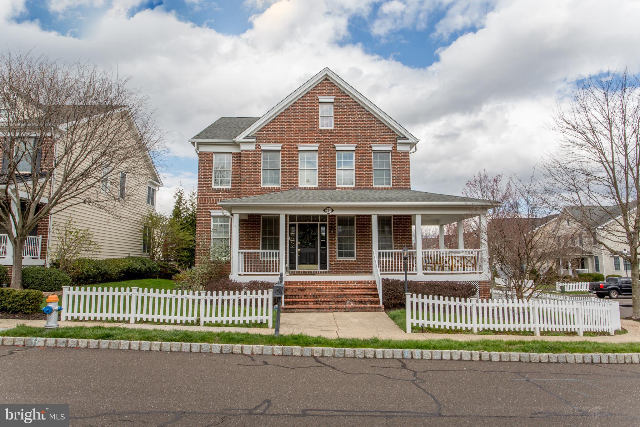 Welcome to the beautiful New Britain Walk community, where a stunning tree-lined street sets the tone the moment you arrive. You'll instantly fall in love with the character and charm that surrounds this picturesque neighborhood.
Step inside to a bright, welcoming foyer that offers a seamless flow throughout the main level. To one side, the spacious living room provides a cozy space for relaxation and entertaining, while a private office nearby offers a quiet, dedicated workspace. Opposite the living room, the formal dining room is perfect for hosting family meals and special occasions.
The gourmet kitchen is a chef’s dream, featuring modern appliances including a gas cooktop, a brand-new oven/microwave combo, refrigerator, and dishwasher. An eat-in area, a generous pantry, and a large, tiered island that opens to the family room make this space ideal for both everyday living and entertaining. The family room, anchored by a cozy fireplace, also offers easy access to one of the largest yards in the neighborhood — perfect for outdoor gatherings and relaxation.
Fresh paint and newer carpeting flow throughout the first and second floors. Upstairs, the convenience of second-floor laundry (washer and dryer included) enhances daily living. The primary suite offers a spacious walk-in closet, an additional laundry closet, and a luxurious en-suite bathroom with dual sinks, a soaking tub, and a stall shower. Three additional well-sized bedrooms each offer excellent closet space and share a full hall bathroom.
The large, unfinished basement provides ample storage space and potential for future customization.
Located just minutes from Doylestown, Montgomeryville, and Peace Valley Park at Lake Galena, this home offers easy access to outdoor recreation, dining, shopping, and cultural attractions in Bucks County. Golf enthusiasts will appreciate nearby public courses, and commuters will love the convenient access to major routes and the Chalfont train station.
Don't miss this opportunity to rent a home full of charm and modern amenities in the award-winning Central Bucks School District!