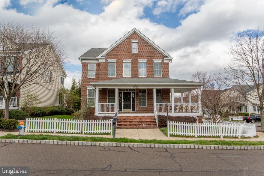 Welcome to the beautiful New Britain Walk community, where a stunning tree-lined street sets the tone the moment you arrive. You'll instantly fall in love with the character and charm that surrounds this picturesque neighborhood.

Step inside to a bright, welcoming foyer that offers a seamless flow throughout the main level. To one side, the spacious living room provides a cozy space for relaxation and entertaining, while a private office nearby offers a quiet, dedicated workspace. Opposite the living room, the formal dining room is perfect for hosting family meals and special occasions.

The gourmet kitchen is a chef’s dream, featuring modern appliances including a gas cooktop, a brand-new oven/microwave combo, refrigerator, and dishwasher. An eat-in area, a generous pantry, and a large, tiered island that opens to the family room make this space ideal for both everyday living and entertaining. The family room, anchored by a cozy fireplace, also offers easy access to one of the largest yards in the neighborhood — perfect for outdoor gatherings and relaxation.

Fresh paint and newer carpeting flow throughout the first and second floors. Upstairs, the convenience of second-floor laundry (washer and dryer included) enhances daily living. The primary suite offers a spacious walk-in closet, an additional laundry closet, and a luxurious en-suite bathroom with dual sinks, a soaking tub, and a stall shower. Three additional well-sized bedrooms each offer excellent closet space and share a full hall bathroom.

The large, unfinished basement provides ample storage space and potential for future customization.

Located just minutes from Doylestown, Montgomeryville, and Peace Valley Park at Lake Galena, this home offers easy access to outdoor recreation, dining, shopping, and cultural attractions in Bucks County. Golf enthusiasts will appreciate nearby public courses, and commuters will love the convenient access to major routes and the Chalfont train station.

Don't miss this opportunity to rent a home full of charm and modern amenities in the award-winning Central Bucks School District!