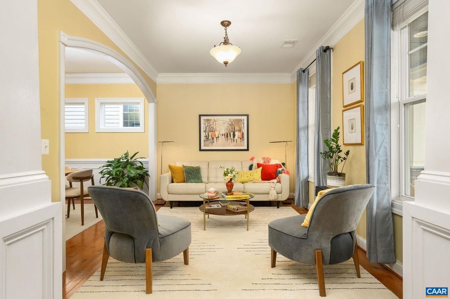 Move-in ready and thoughtfully designed, this EarthCraft and PEARL-certified home in the sought-after Belvedere neighborhood is filled with natural light and timeless finishes. The expansive screened-in porch opens to a private patio, creating an ideal space for entertaining or relaxing outdoors. Inside, flexible living spaces connect naturally, accommodating a variety of lifestyles. A carriage house with a finished apartment above the two-car garage offers outstanding versatility for guests, rental opportunities or a home office.  Enjoy close proximity to walking trails, Pen Park tennis courts, Whole Foods and historic downtown Charlottesville?an unbeatable blend of comfort, sustainability and location.,Granite Counter,Wood Cabinets,Fireplace in Family Room