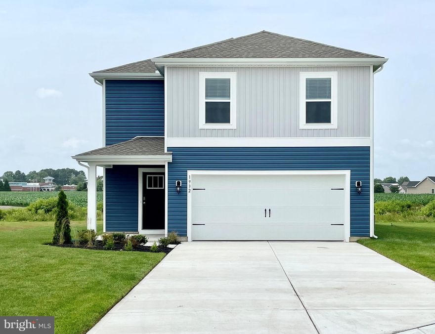 The Pine is a 1,953 square foot open concept move-in ready two-story home, offering four bedrooms, two and a half bathrooms and a two-car garage. A foyer with a powder room and coat closet greets you as you enter this home from the porch. The open floorplan allows you and your loved ones to spend quality time together while in the living room, casual dining area and kitchen. The spacious kitchen has a large island with room for seating, an impressive corner pantry, plenty of white cabinet space and stainless-steel appliances. The kitchen has an eat-in dining area with a sliding glass door for easy access to the backyard. Upstairs you will find the owner's suite complete with a private, double bowl vanity bathroom and two oversized walk-in closets. The additional three spacious bedrooms allow for everyone to have privacy and share access to the second full bathroom. The laundry room is conveniently located upstairs along with an ample hallway closet that could be used as an additional linen closet or for extra storage. The Pine includes a white window treatment package and the exclusive Smart Home® package through ADT giving you complete peace of mind living in your new home. Pictures, photographs, colors, features, and sizes are for illustration purposes only and will vary from the homes as built.