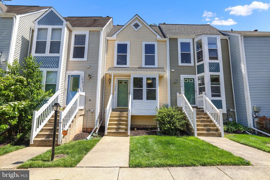 Offers due Tuesday, May 25 at 6pm!! Come tour this beautiful townhome in the desirable and highly sought after Russett Community. This home features great living area square footage with 3 bedrooms and 2.5 baths and a finished basement. Cozy living room with a fireplace and deck access. Hardwood floors throughout the main level and bedroom level. Great community with tons of amenities such as a  community outdoor pool; walking trails; bike trails; tennis courts; basketball courts; playground/tot lots and much more! Enjoy the deck that backs to a plush wooded area for privacy. Roof (Replaced 2017). New appliances (2019). New carpet (Replaced 2021).