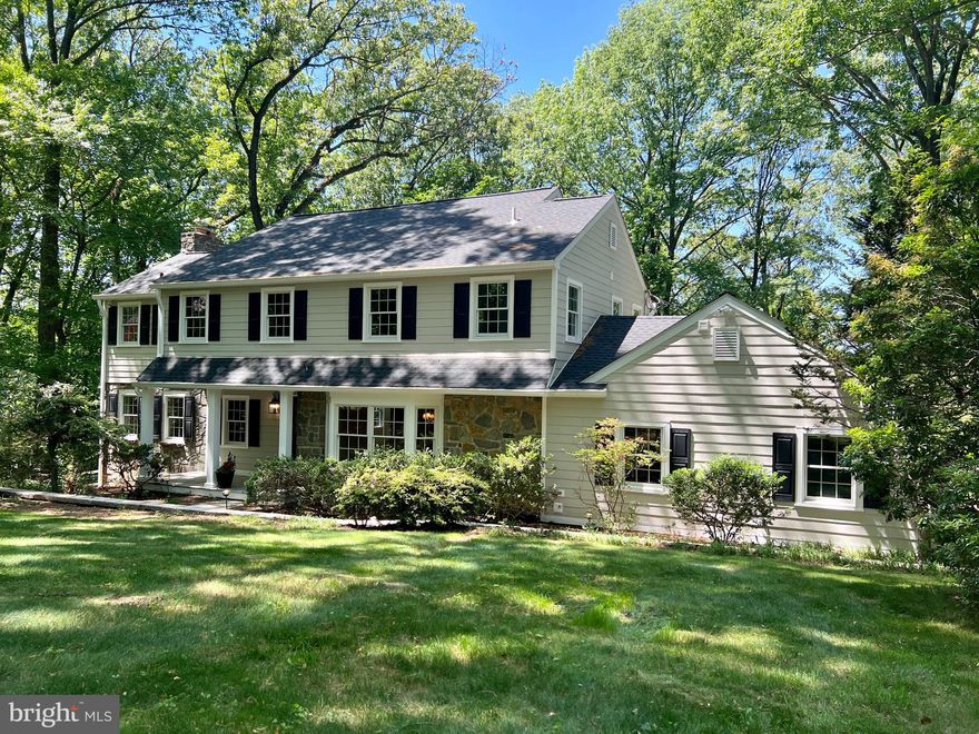 Welcome to 470 Bair Road, Berwyn, an exceptional, once-in-a-generation opportunity to move into one of the most beloved neighborhoods in the award-winning Tredyffrin Easttown School District (walk-to TE Middle and Conestoga High School)  in a private park-like setting. Woodlea-Conestoga is an active civic association neighborhood with many social activities such as the Fall Party in the Cul-de-Sac, Garden Club, Book Club, and more. The rolling hills make for a perfect neighborhood to walk the dog and visit with neighbors. Many improvements have been made: new roof, new Andersen 400 windows throughout, new maintenance-free Hardiplank siding, new exterior lighting, new and improved gutters and downspouts and exterior water management, replaced front retaining wall, new flagstone front porch patio, newly paved driveway, fresh paint throughout and more. Inside the carpets were removed to expose hardwood flooring, and the hardwoods refinished throughout the first and bedroom levels. The first living level offers a great amount of living space and fantastic flow for everyday life. Enter the front door and find the dining room to the right which connects to large eat-in kitchen with cherry cabinets, gas cooktop, builtin refrigerator and wall oven/microwave, a large island offers a second prep sink, a fireplace with gas-insert and spectacular views to the private rear setting. From the kitchen there is a spacious mudroom/pantry/laundry room that connects to the garage. Continuing the tour of the home the kitchen there is a beautiful sunroom which really captures the uniqueness and the beauty of the rear yard with its views of the tree tops and nature. The living/family room is large with a wood-burning fireplace and extends from the front center hall to the rear of the home has a large window with deep window seating and connects to the sunroom.  From the left of the front entry there is den with a wood burning fireplace and wall to wall builtins. The powder room completes the main level and is private from the kitchen/living spaces. The staircase the bedroom level has hardwoods and the entire second level except for the bathrooms has hardwoods which were recently refinished. The primary has 2 closets and on suite bathroom with soaking tub, stall shower, double vanity and toilet. Two bedrooms, one with a walk-in closet share a Jack and Jill bathroom. A large hall bedroom, and the 5th bedroom share a hall bathroom. The lower level offers many options for play/entertainment/storage areas. One room has carpeting and a wood-burning fireplace, another large space with bar/wet bar area with walk-out access to the rear yard. There are additional rooms for craft/wrapping areas and multiple utility rooms. The majority of the lower level has recently been updated with vinyl tile and fresh paint. The lower level powder room received a recent face lift with new flooring, new toilet, new pedestal sink, paint and mirror.  The showstopper for this property is the rear private park-like setting and the in-ground pool. There is a large flagstone patio off the kitchen/sunroom which overlooks another pool/patio terrace. The sellers are leaving this beautiful setting with a brand new buttoned up exterior and the opportunity for the next generational buyer to make the home their own.  Please book your appointment and imagine yourself making your lives and memories in this home for decades to come. The average of the last 12 months of PECO costs (gas and electric) was just $300 even before the new windows, siding and roof. Pricing recognizes that the future owner will likely want to make interior modifications. Recent sale in the community sold for $455/square foot with 2009 roof, 2000 windows, 2010 driveway, etc. 470 Bair Road is priced at $295/square foot. Community has homes valued at over $2m after renovations. What an amazing opportunity!! Square footage is pulled from the public records and should be verified by the buyers.